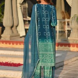 KALINI Women Embroidered Straight Kurta Set-image-70