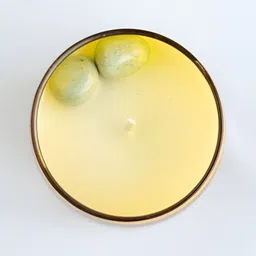 LIGHT JEWELS Yellow & Black 1 pieces Jar Candle-2
