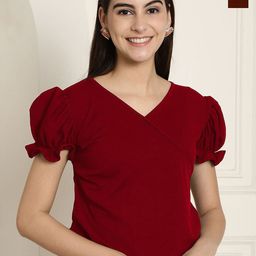 Tromko Women Pack Of 2 Puff Sleeve Top-picture-46