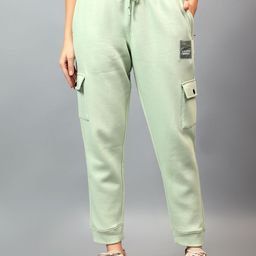 Cantabil Women Regular Fit Cargos Trousers-image-44