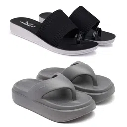 BERSACHE Women Textured One Toe Flats-picture-29