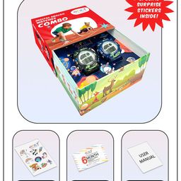 Spiky Kids Pack Of 2 Digital Multi Function Automatic Watch image 5