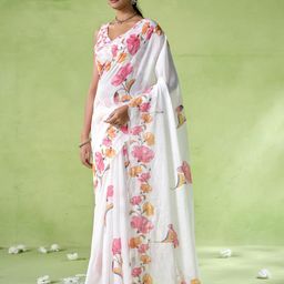 all about you Floral Pure Cotton Saree-picture-58