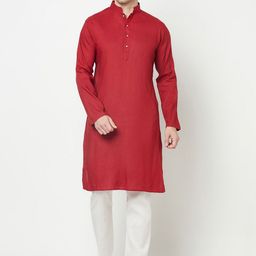 Moda Rapido Mandarin Collar Cotton Straight Kurta-picture-56
