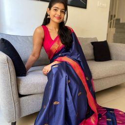 A S CREATION Ethnic Motifs Zari Kanjeevaram Saree-picture-39
