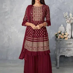 Women Georgette Kurta Sets-image-10