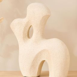 Home Centre Oyster Natura Fluid Beige Figurine Showpiece-picture-1