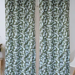 Dekor World Multicoloured Set of 2 Window Curtain-image-102