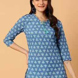 NEESH Floral Printed Pure Cotton Kurti-69