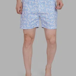 OLWEN Men Graphic Printed Running Cotton Shorts-picture-13