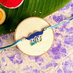 Look and Adorn Men Blue Thread Rakhi-image-18