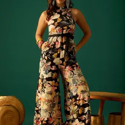 Anouk Women Print Jumpsuit With Belt-picture-42