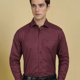 Allen Solly Men Slim Fit Spread Collar Conversational Printed Cotton Formal Shirt-image-41