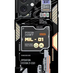 QRIOH Typography Printed iPhone 16 Plus Back Case Mobile Accessories-17