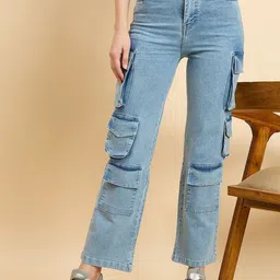Mast & Harbour Women Bootcut High-Rise Jeans-picture-24