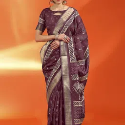 Mitera Bagh Zari Silk Cotton Sungudi Saree-46