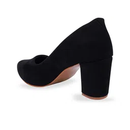 TRYME Suede Party Block Mules image 2