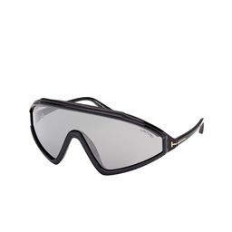 Tom Ford Men Shield Sunglasses with UV Protected Lens FT1121 00 01C-image-11