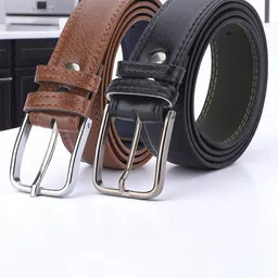 Provogue Men Pack of 2 Formal Belt-image-85