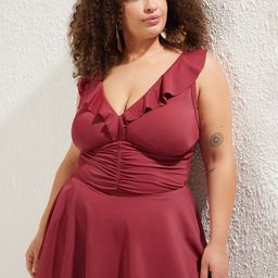 Trendyol V-Neck Swimming Dress-picture-58