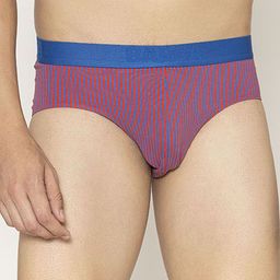 John Players Striped Cotton Basic Brief JBF047M04S-image-57