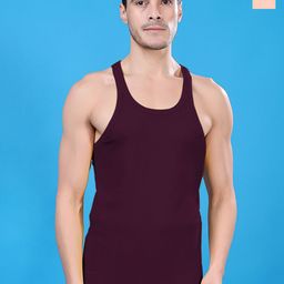 Friskers Pack Of 2 Pure Cotton Round Neck Gym Vests 290525CA-17-32-image-85