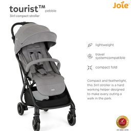 Joie Infants Tourist Stroller With 5 Point Safety Harness & Reversible Handlebar-6