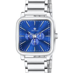 CRESTELLO Men Dial & Stainless Steel Straps Analogue Watch CR-GS041-BLU-CH-image-46