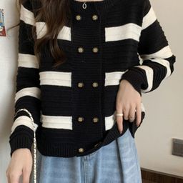 StyleCast Women Striped Long Sleeves Pullover-image-114