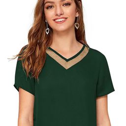 SHOPONBIT Women V-Neck Top-image-77