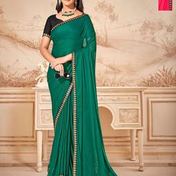 Anouk Rustic Poly Chiffon Saree-image-3