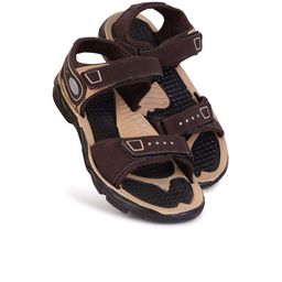 PENNEN Boys Brown Synthetic Slip-On Comfort Sandals-picture-4