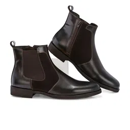 Harrykson London Men Leather Trekking Boots-picture-18