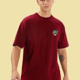 BDSQUARE Men Printed Cut Outs T-shirt-image-89