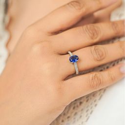 SWASHAA Silver-Plated CZ Studded Finger Ring-image-97