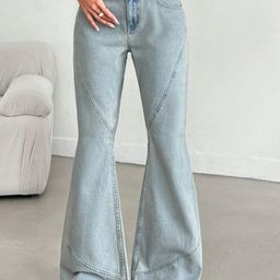 Off Duty India Women Stellar Grey Extra Flare Fit Jeans-image-110