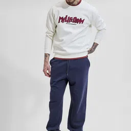 Snitch Men Typography Printed Snitch Off-White Sweatshirts-picture-22