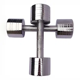 HackerX Set Of 2 Fixed Weight Dumbbell 10Kg Each image 1