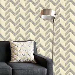 ArtzFolio Printed UV-Resistant Anti-Bacterial Abstract Geometric Stripes Peel & Stick Wallpaper-image-98