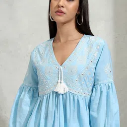Vishudh Embroidered Top-image-15