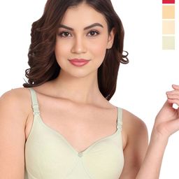 Liigne Pack Of 4 Full Coverage Lightly Padded Everyday Bra-picture-6