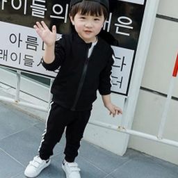 YK Kids Black Clothing Set-image-114