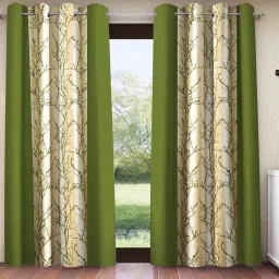 153 cm (5 ft) Polyester Semi Transparent Window Curtain (Pack Of 2)-7