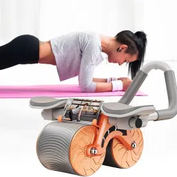 pixna Roller Wheel Exercise with Elbow Support, Automatic Rebound Abdominal Wheel Ab Exerciser image 5