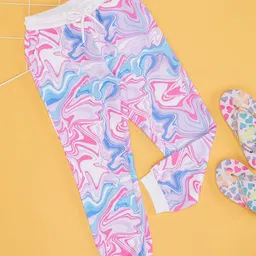 Pantaloons Girls Mid Rise Printed Joggers-image-94