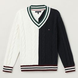 Tommy Hilfiger Boys Cable Knit Pullover-picture-33