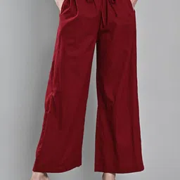 IZEL Women Loose Fit Trousers-image-90