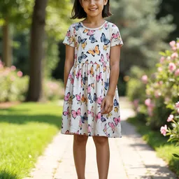 Miss & Chief Floral Print Fit & Flare Dress-image-56