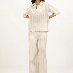 Shop Staple Striped Top With Trouser Co-Ords-picture-6