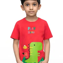 TeeSlix Unisex Red Tshirts-image-45